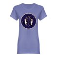 thumbnail image 1 of Leo Zodiac Design Shaped T-Shirt Women -Image by Shutterstock, Female Large, 1 of 2