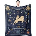 thumbnail image 1 of Leo Zodiac Gifts, Leo Gifts for Women, Leo Gifts Blanket 50"x60", Leo Birthday Gifts, Gifts for Leo Women, Astrology Gifts for Women, Constellation Horoscope Sign Gift Ideas for Wife Daughter, 1 of 6