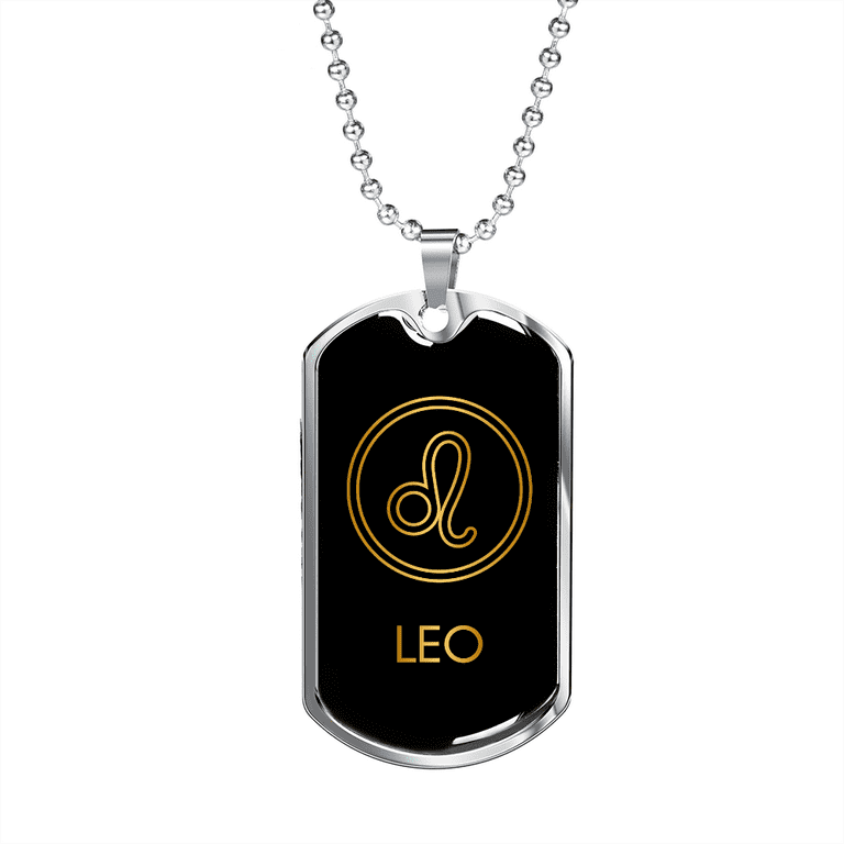 Zodiac dog 2024 tag necklace