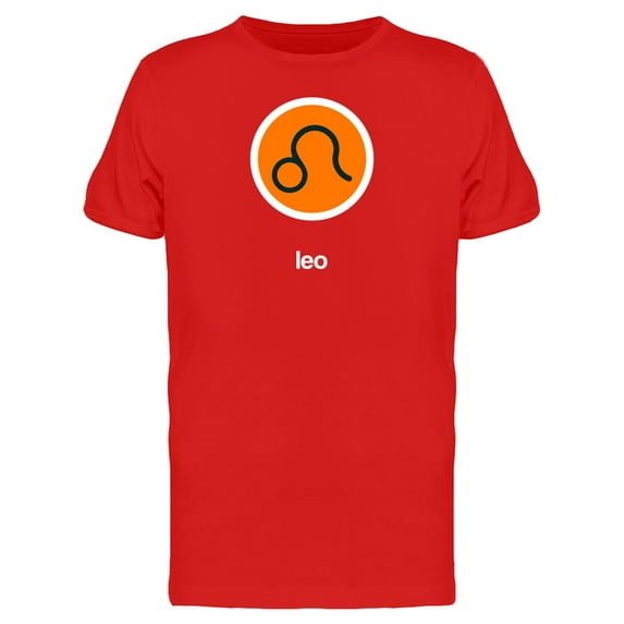 Leo Zodiac Round Logo Tee Men's -Image by Shutterstock