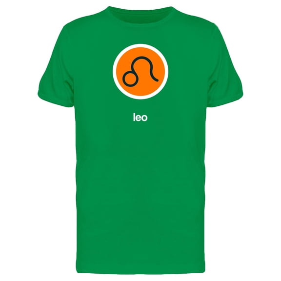 Leo Zodiac Round Logo Tee Men's -Image by Shutterstock