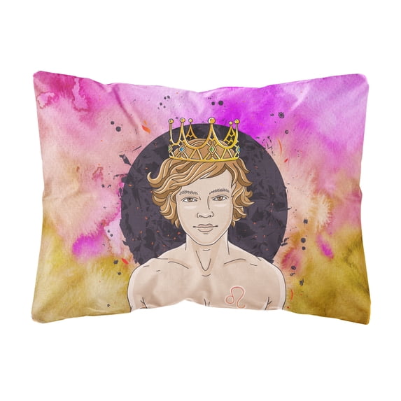 Leo Zodiac Sign Canvas Fabric Decorative Pillow