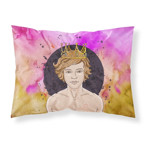 Leo Zodiac Sign Fabric Standard Pillowcase