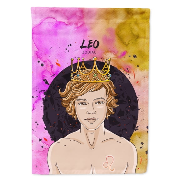 Leo Zodiac Sign Garden Flag