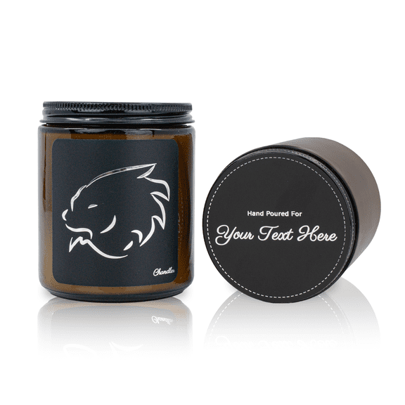 Leo Zodiac Sign - Scented Soy Candle - Personalized Birthday Gift