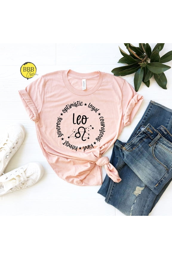Leo Zodiac Sign Shirt: August Birthday TSHIRT All Size S-5XL