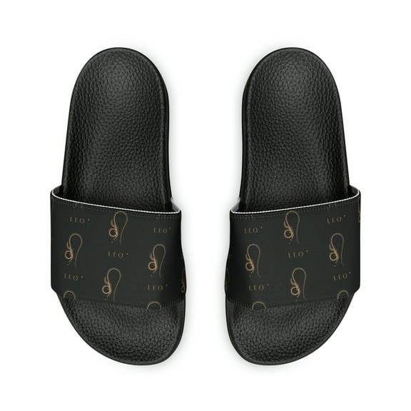 Leo Zodiac Symbol Women's PU Slide Sandals