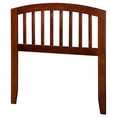 thumbnail image 1 of Leo &amp; Lacey Twin Spindle Solid Hardwood Headboard in Walnut, 1 of 2