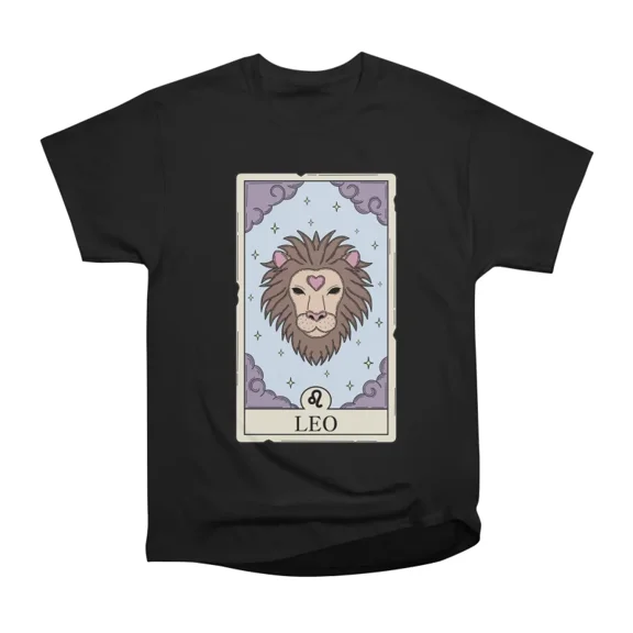 Leo card T-Shirt Tee Gift For Him Merch For Her Apparel For Friend