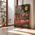 thumbnail image 1 of Leo.pard Lounge Poster Maximalist Jungle Cat Wall Art,, Unframed Canvas 24x36in, 1 of 4