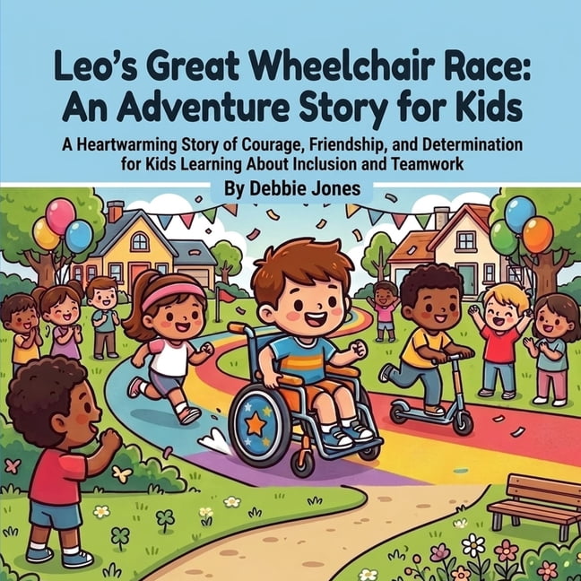 Leo's Great Wheelchair Race: An Adventure Story for Kids: A Heartwarming Story of Courage, Friendship, and Determination, (Paperback)