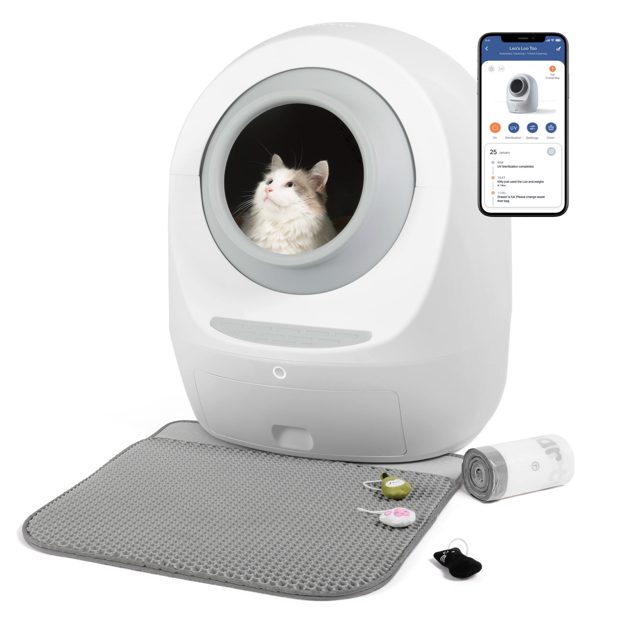 https://i5.walmartimages.com/seo/Leo-s-Loo-Too-Casa-Leo-No-Mess-Automatic-Self-Cleaning-Cat-Litter-Box-Bundle-Includes-Charcoal-Filter-Built-in-Scale-Smart-Home-App-Voice-Control_50d6ead9-6ceb-43ac-860a-1410e3a841ed.4958a4925094c5e8a5ca13d7a10c77f4.jpeg