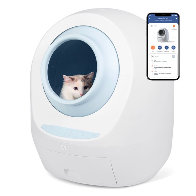 Leo's Loo Too by Casa Leo No Mess Automatic SelfCleaning Cat Litter