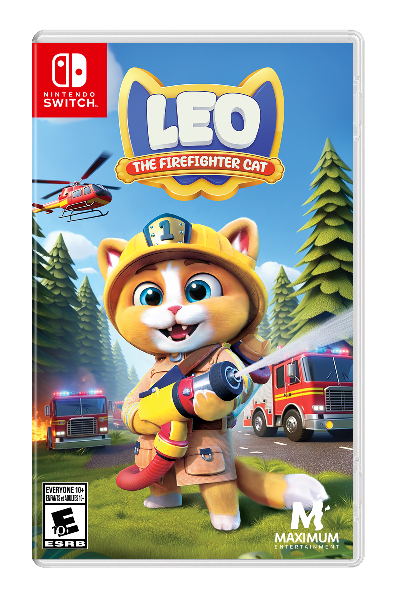 Leo The Firefighter Cat for Nintendo Switch - Walmart.com