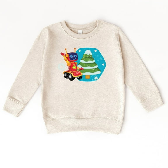 Leo the Truck Robot Holiday - Kids Toddler Sweatshirt