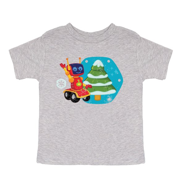 Leo the Truck Robot Holiday - Toddler Short Sleeve Tee