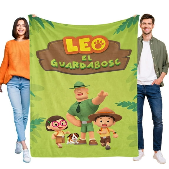 Leo the Wildlife Ranger Blanket Flannel Soft Sofa Bed Couch Throw Birthday Gift