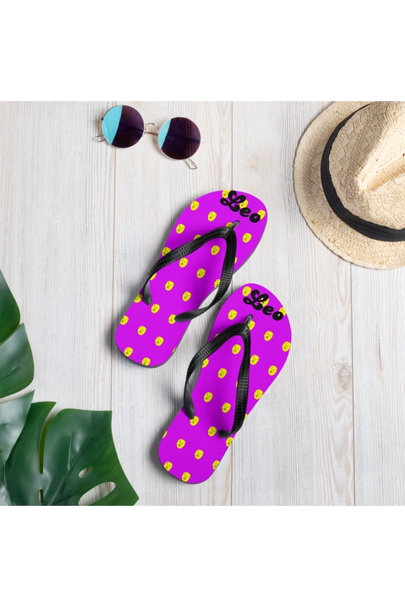 Leo zodiac Flip-Flops (M)