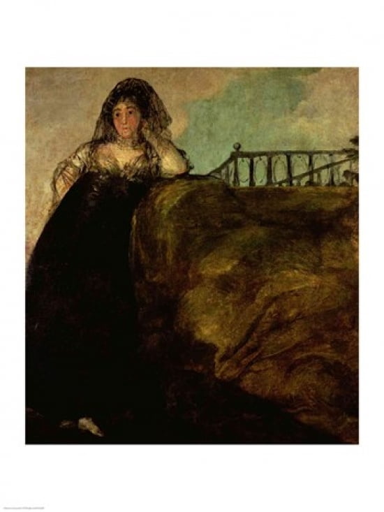 Leocadia Zorilla the Artists Housekeeper c1821 Canvas Art - Francisco De Goya (24 x 36)