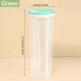 thumbnail image 1 of Leodye 1 PCS Airtight Storage Canister with Lid , Clear Food Storage Container Jar with Sealing Lids for Oat Pasta Flour Cereal Rice Sugar Tea Coffee Beans-11*4in, 1 of 4
