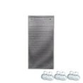 thumbnail image 1 of Leodye 1 PCS Double Sided Aluminum Foil XPE Insulation Film Roof Sunroom Window Glass Sticker Car Sunshade Sunscreen Heat Protection -39.37x23.62in, 1 of 7