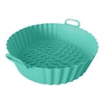 thumbnail image 1 of Leodye 1 PCS Square Silicone Air Fryer Liners - Reusable Air Fryer Pot - Air Fryer Accessories - Air Fryer Inserts for Oven Microwave Accessories -7.5IN, 1 of 6