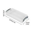 thumbnail image 1 of Leodye 1 Pack Extra Large Pencil Box with Removable Divider, Thickened Pencil Case Bulk, Clear Crayon Marker Organizer Stackable Plastic Small Storage Containers, 1 of 2