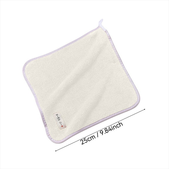 Leodye 1 Pack Hand Towels, Pure Cotton Face Towels, Kids Washcloths, Fingertip Bath Towels for Home Kitchen Bathroom-9.84IN