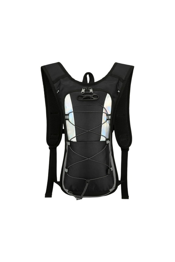 1 Pack Lightweight Hydration Backpack, Running Backpack with Water Bladder, Hydro Water Daypack for Cycling Hiking Rave for Men Women-16.93x9.06x1.98in