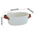 thumbnail image 1 of Leodye 1 Packs Small Baskets, Storage Baskets for Organizing Shelves, Rectangular Woven Storage Baskets Rope Storage Bins Closet Baskets Empty Gifts Baskets Brick -9.1inX11.8inX4.7in, 1 of 5