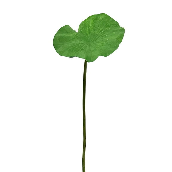 Leodye 1 Pcs Floating Artificial Lotus Flowers Decor Floating Pond Decor Water Lily Home Decoration-33.4*11.8in
