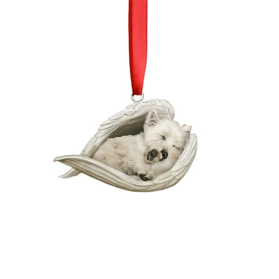 Leodye 1 Pieces Christmas Ornament Christmas Hanging Figurine Ornament Gifts for Car Hanging Ornaments Xmas Decor Christmas Tree Ornaments Stuffed Animal Felt Decor-3.19in