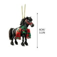 thumbnail image 1 of Leodye 1 Pieces Horse Christmas Ornaments Decoration Christmas Tree Ornaments Cute Hanging Decorations for Xmas Tree Decor Indoors Party, 1 of 6