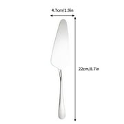 Leodye 1PCS Pie Server Spatula and Cake Cutter Slicer, Stainless Steel Set with Serrated Edges- Kitchen Essentials for Cutting & Serving Desserts-8.7IN
