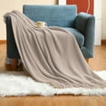 thumbnail image 1 of Leodye 1 piece Knit Throw Blanket for Couch Sofa Beach Chair Bed Home Decorative Soft Warm Cozy Four Season Knitted Blanket-50x72in, 1 of 6
