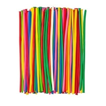 Leodye 100-Pack Long Twisting Balloons - Assorted Color Thickened Modeling Balloons for Birthdays/Weddings/Christmas
