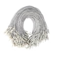 thumbnail image 1 of Leodye 1000 Pieces Christmas Ornament Hooks Ornament Hangers Precut Cord Easy Locking with Snap Precut Hanging Ropes for Christmas Tree Holiday Party Hanging Decoration Strings-7.87 in, 1 of 7