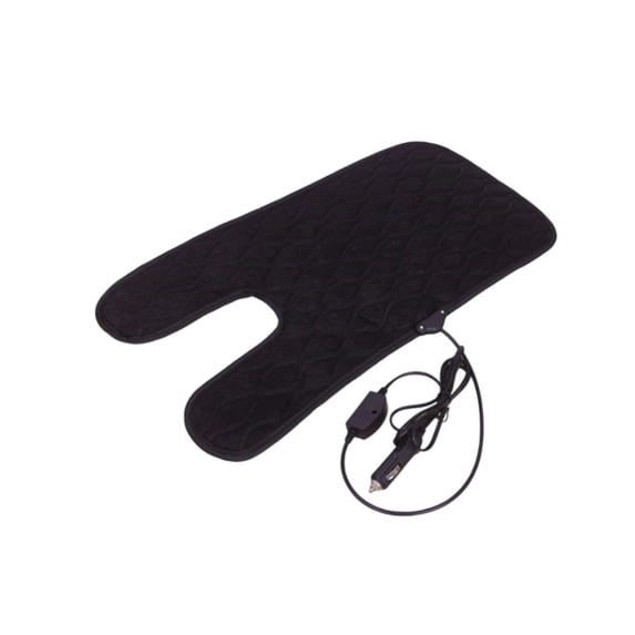 Leodye 1PCS 12V Car Heated Seat Cushion with Cigarette Lighter Plug Fast Heating Pad for Winter Driving -5.9x5.9x0.39in