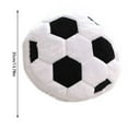 thumbnail image 1 of Leodye 1PCS 14in Furry Football Pillow - Soft Decorative Toy Doll, Lint Fabric Ornament, 1 of 5