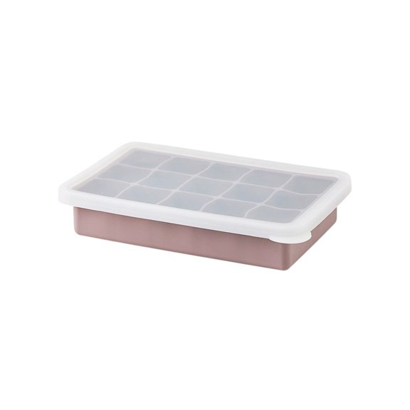 Leodye 1PCS 15-cell Silicone Whiskey Ice Tray - Easy Release, Ideal for Home Bar & Parties, Men’s Gift -7.36x4.33x1.57in
