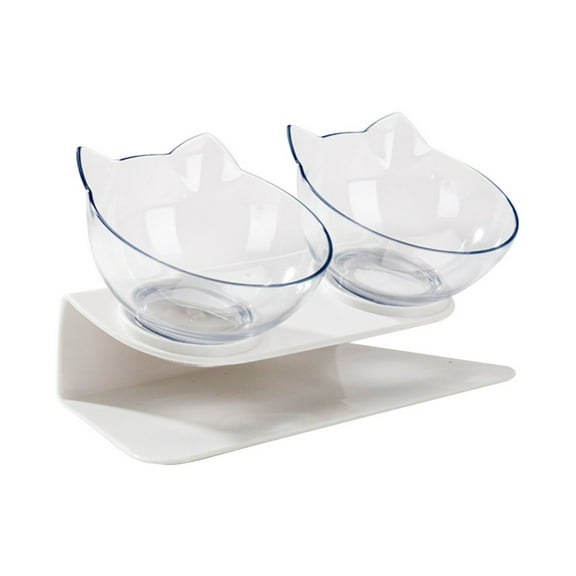 Leodye 1PCS 2-in-1 Pet Slow Feeder Bowl with Water Dispenser, Spine & Stomach Protection Design for s