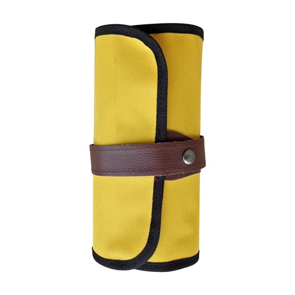 Leodye 1PCS 24-Hole Multifunctional Rolling Pen Curtain - Pen Bag Style for Pen Storage, for Students & office Workers
