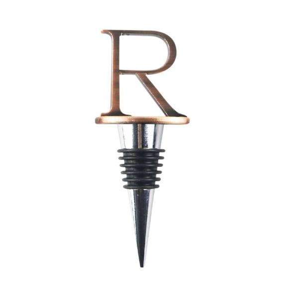 Leodye 1PCS 26 English Alphabet Wine Stoppers - Party Favors for Wine Bottles, Decorative & Practical