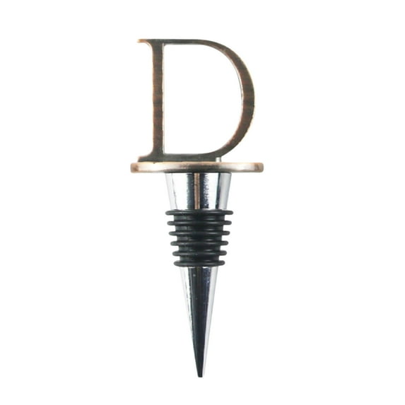 Leodye 1PCS 26 English Alphabet Wine Stoppers - Party Favors for Wine Bottles, Decorative & Practical