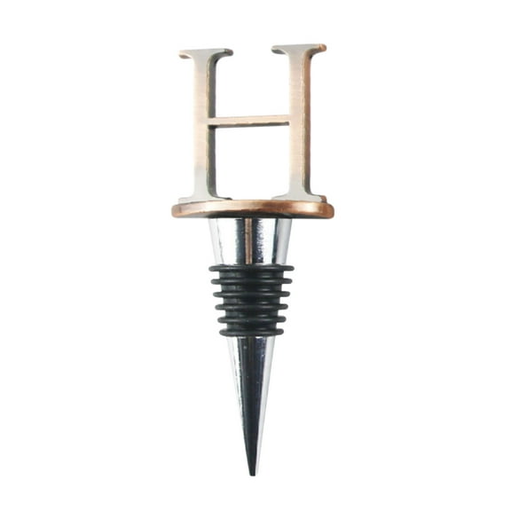 Leodye 1PCS 26 English Alphabet Wine Stoppers - Party Favors for Wine Bottles, Decorative & Practical