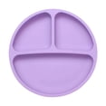 thumbnail image 1 of Leodye 1PCS 3-Compartment Suction Plate , Divided Portion Layout, Microwave Dishwasher Safe Plate for Picky Eater -7.67*7.67in, 1 of 6