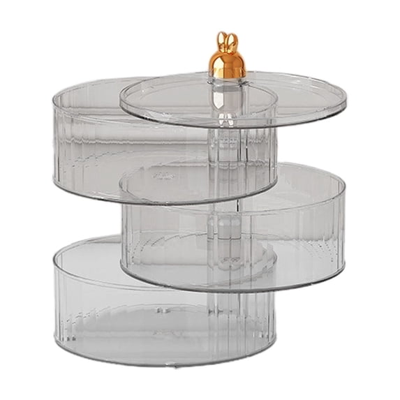 Leodye 1PCS 3-compartment Snack Serving Tray - with Lid & Handle, for Party/Adult Fruit/Produce -9.45x7.09in