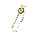 thumbnail image 1 of Leodye 1PCS 304 Stainless Steel Measuring Spoon - 15/30ml Long Handle Spoon for Coffee, Seasoning & Milk Powder, 1 of 5