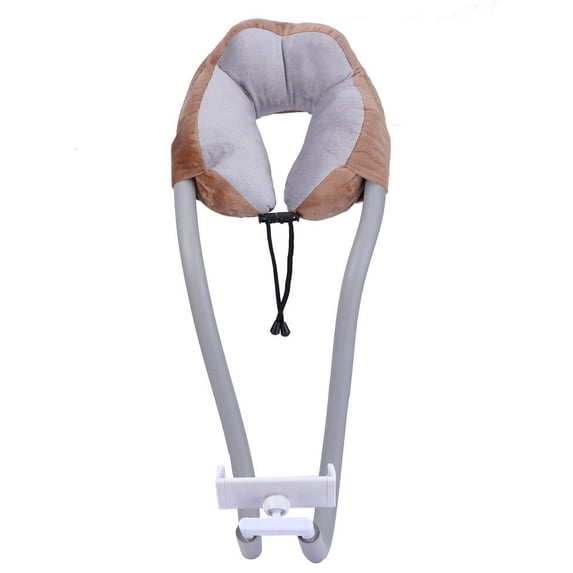 Leodye 1PCS 360° Phone & Tablet Pillow 2in1 Memory Foam U Shaped Travel Neck Support and Back Cushion for Sleep and Relax