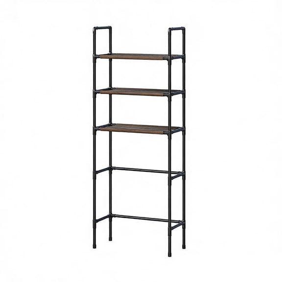 Leodye 1PCS 3Tier Toilet Storage Rack Bathroom Shelf Organizer for Toiletries Daily Necessities -61x18.5x9.84in